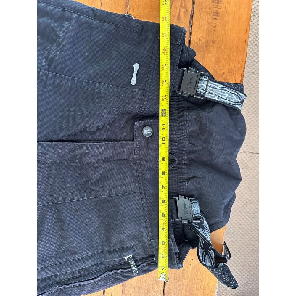 Spyder Womens Black Insulated Ski Pants With Adjustable Straps Size 10/L